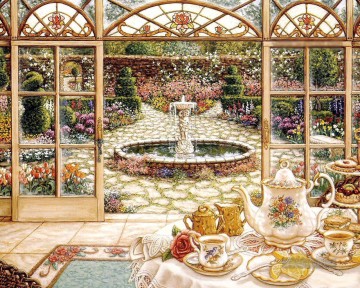  garten - Tee im Wintergarten Garten